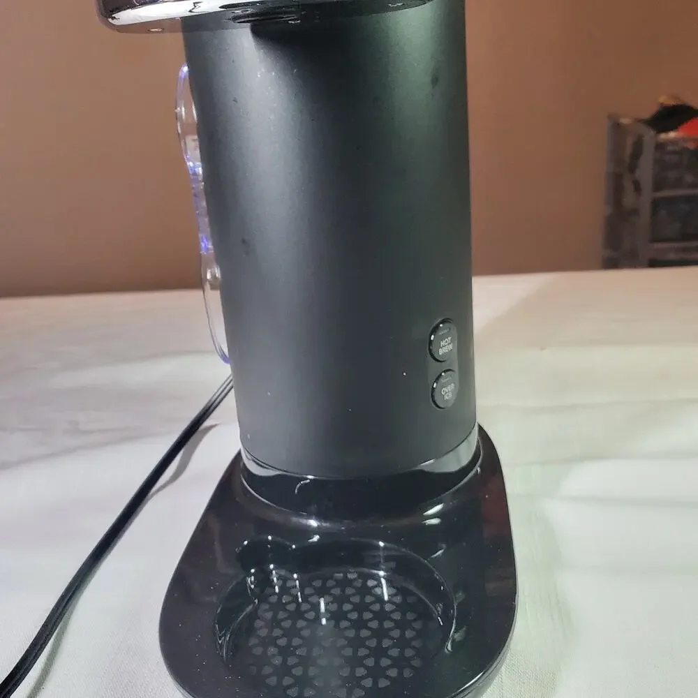 Mr Coffee Iced and Hot Single Serve Coffee Maker Black K Cup Pod Machine